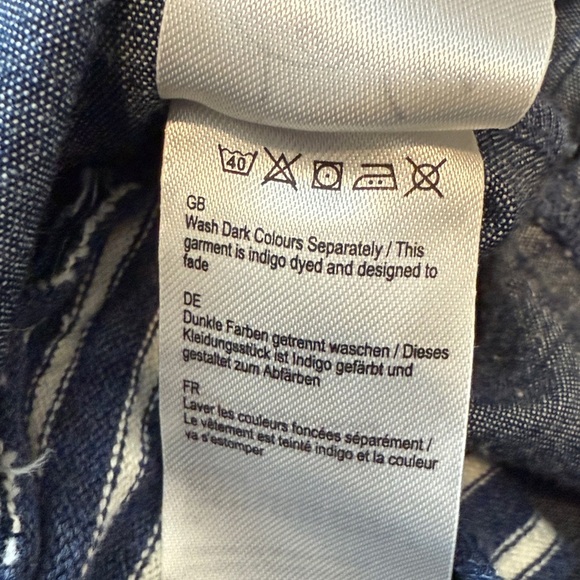 Joules blue striped pullover sz 8 - Picture 4 of 5